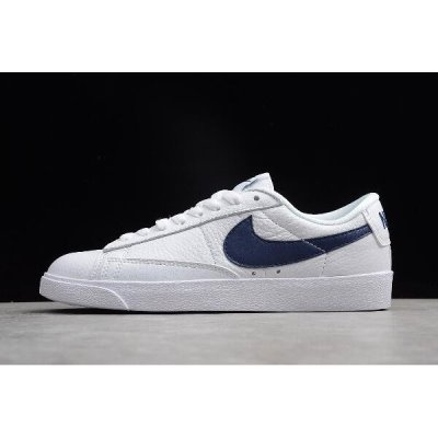 Nike Blazer Low Prm V2 Beyaz / Mavi Kaykay Ayakkabı Türkiye - ERDXQ93J